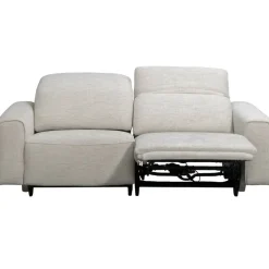 Bank Dave 3-zits - elektrisch verstelbaar - lichtgrijs