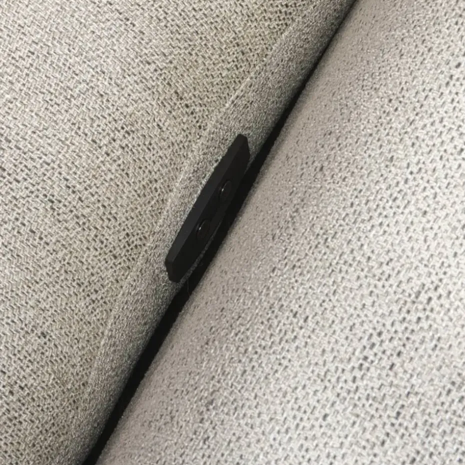 Bank Dave 3-zits - elektrisch verstelbaar - lichtgrijs