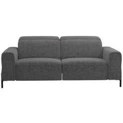 Bank Dave 3-zits - elektrisch verstelbaar - stof Chacha - grijs