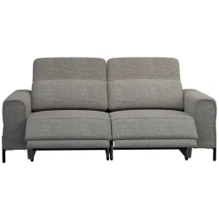 Bank Dave 3-zits - elektrisch verstelbaar - stof Pure - grijs