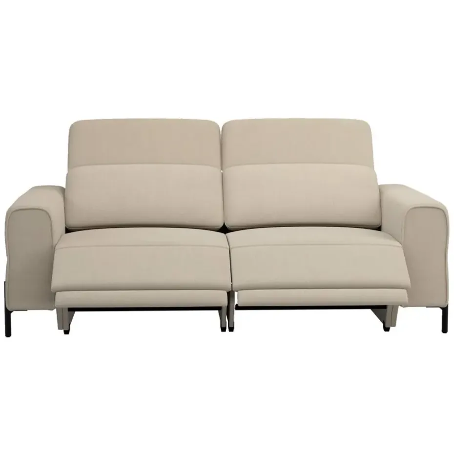 Bank Dave 3-zits - elektrisch verstelbaar - taupe