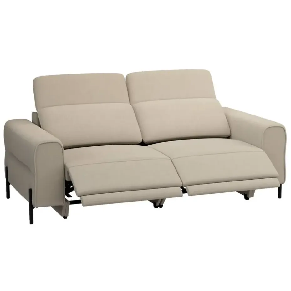 Bank Dave 3-zits - elektrisch verstelbaar - taupe