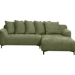 Bank Elsa met chaise longue rechts - stof Anthology - groen