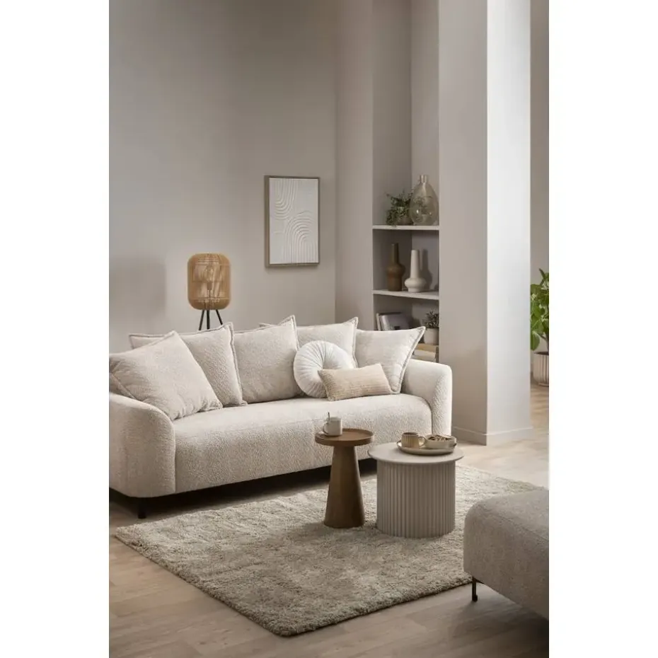 Bank Elsa 3-zits - stof Anthology - beige