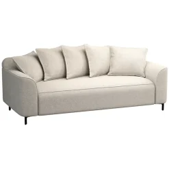 Bank Elsa 3-zits - stof Eden - beige