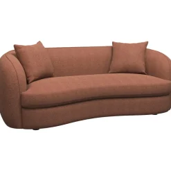 Bank Enzio 3,5-zits - stof Pure - Terra