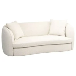 Bank Enzio 3,5-zits - stof Sirena - crème