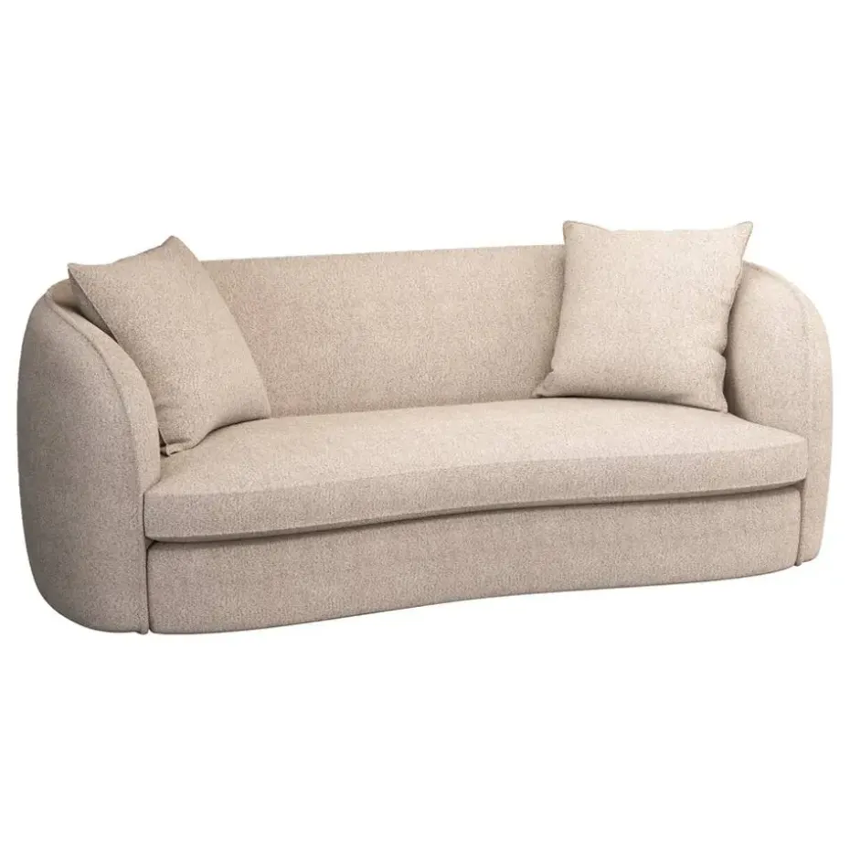 Bank Enzio 3,5-zits - stof Wales - taupe