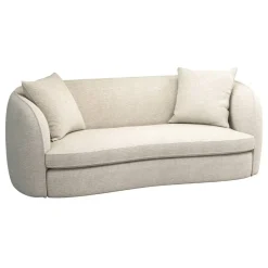 Bank Enzio 3,5-zits - stof Wandy - champagne