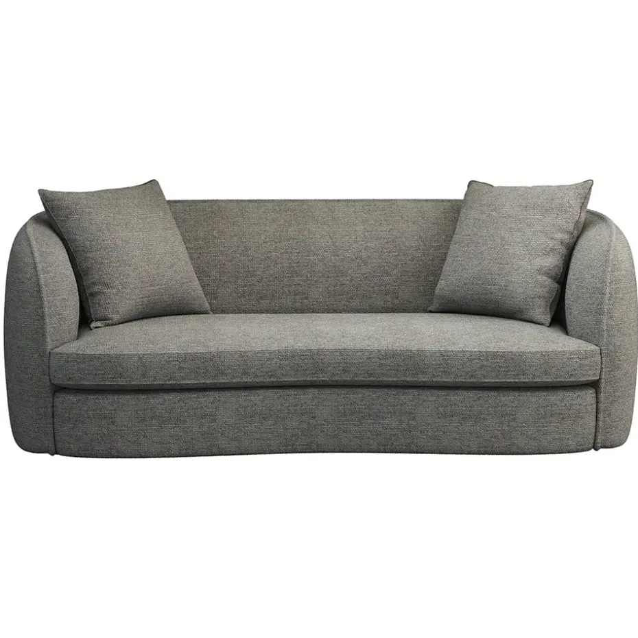 Bank Enzio 3,5-zits - stof Wandy - grijs