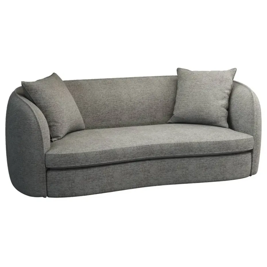 Bank Enzio 3,5-zits - stof Wandy - grijs