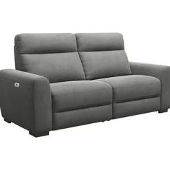 Bank James elektrisch verstelbaar 3-zits - stof Gaucho - donkergrijs