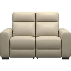 Bank James elektrisch verstelbaar 2-zits - stof Melbourne - taupe