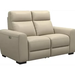 Bank James elektrisch verstelbaar 2-zits - stof Melbourne - taupe