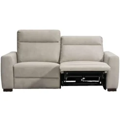 Bank James elektrisch verstelbaar 3-zits - zilvergrijs