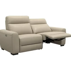 Bank James elektrisch verstelbaar 3-zits - stof Melbourne - taupe