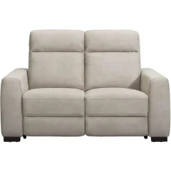 Bank James elektrisch verstelbaar 2-zits - zilvergrijs