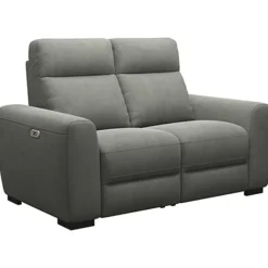 Bank James elektrisch verstelbaar 2-zits - stof Gaucho - donkergrijs