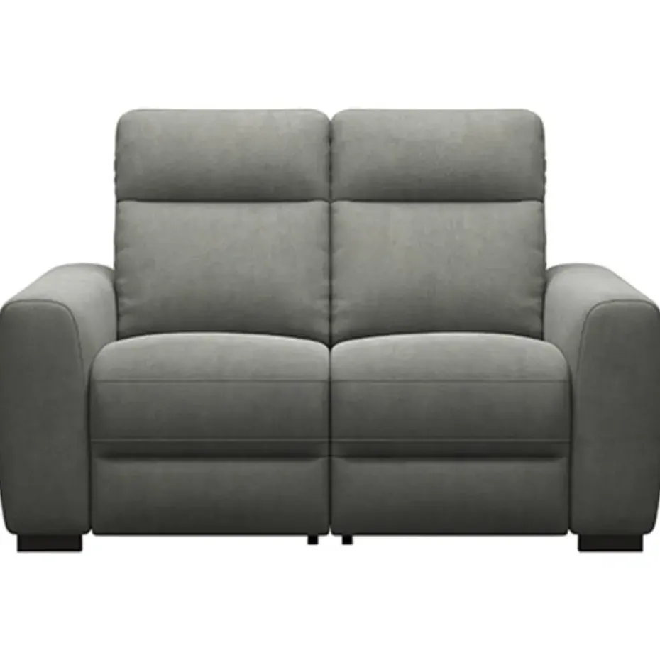 Bank James 2-zits - stof Gaucho - donkergrijs