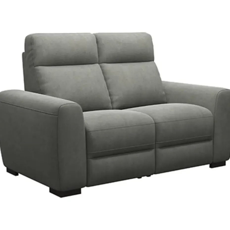 Bank James 2-zits - stof Gaucho - donkergrijs