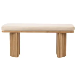 Bank met opbergruimte in fluweel