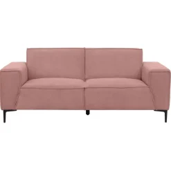 Bank Romy 2-zits - stof Curio - roze