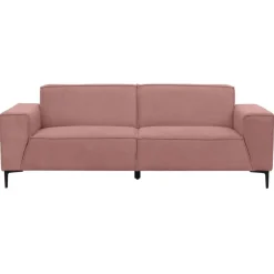 Bank Romy 3-zits - stof Curio - roze