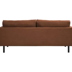 Bank Siem 2,5-zits - ribstof Fjord - terracotta