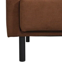 Bank Siem 2,5-zits - ribstof Fjord - terracotta