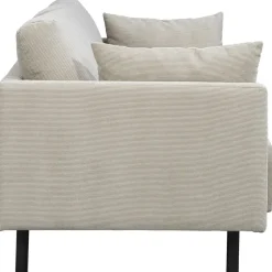 Bank Siem 3-zits - ribstof Fjord - beige