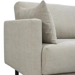 Bank Siem 3-zits - ribstof Fjord - beige