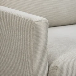 Bank Siem 3-zits - ribstof Fjord - beige