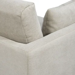 Bank Siem 3-zits - ribstof Fjord - beige