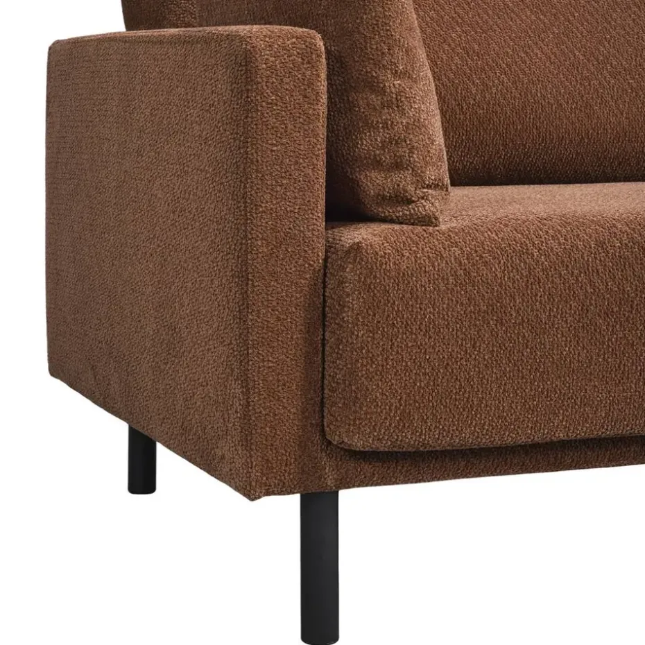 Bank Siem 2,5-zits - stof Egon - terracotta