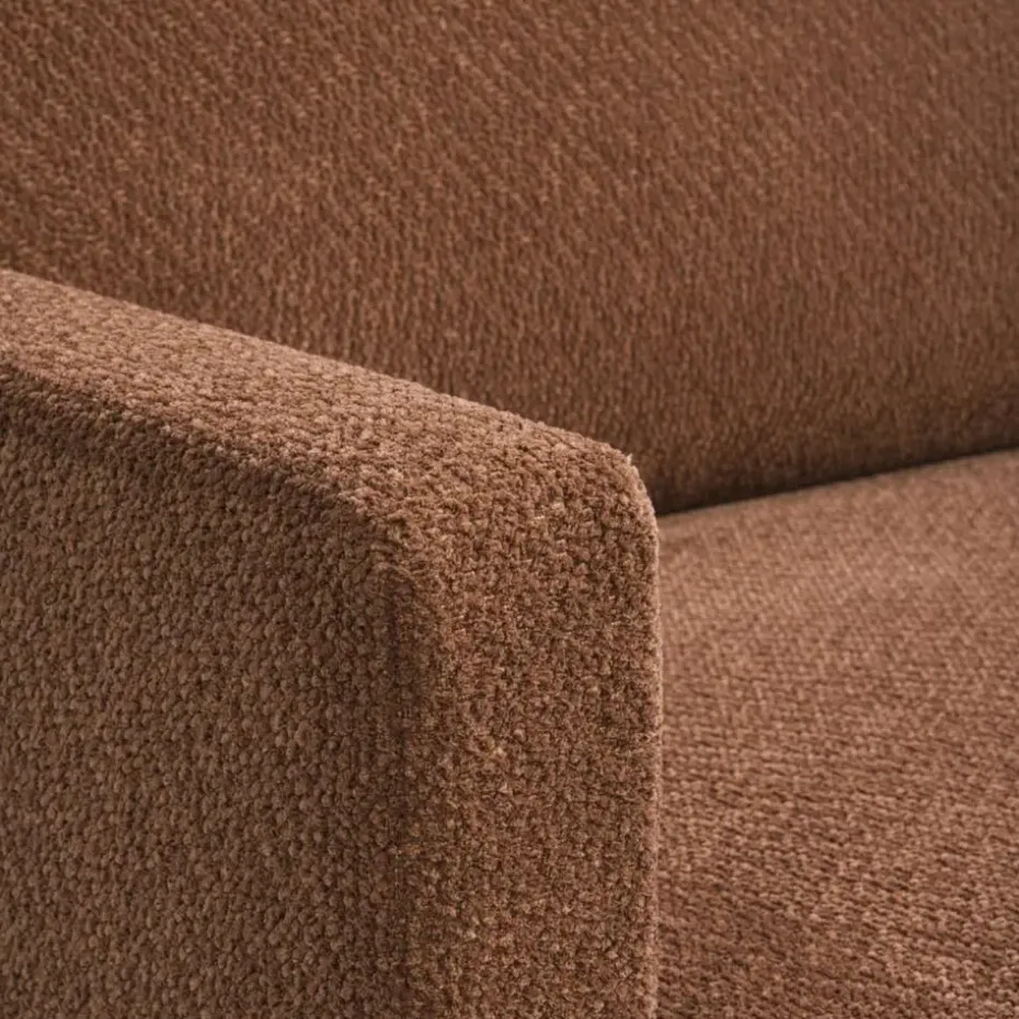 Bank Siem 2,5-zits - stof Egon - terracotta