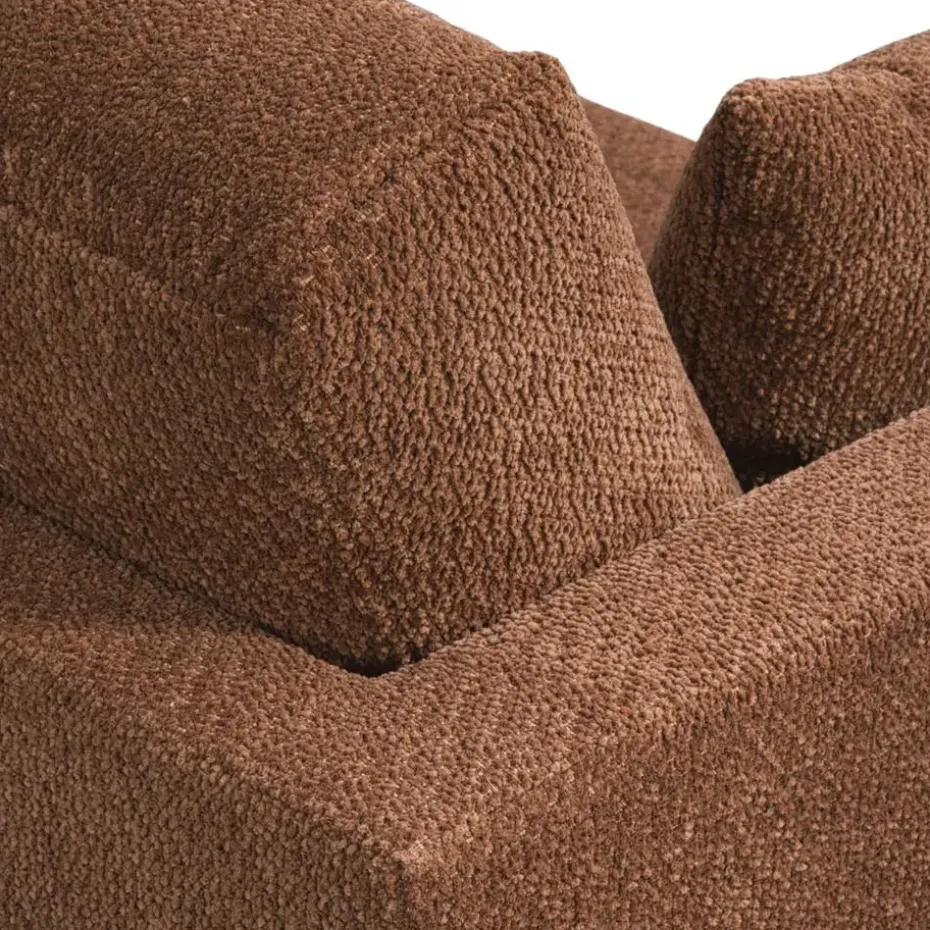 Bank Siem 2,5-zits - stof Egon - terracotta