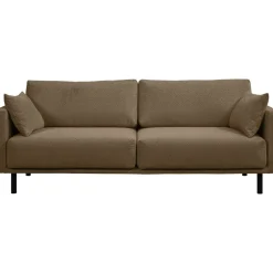 Bank Siem 3-zits - stof Egon - bruin