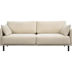 Bank Siem 3-zits - stof Egon - beige