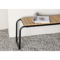 Bankje Naturel Hout - 136x40x46cm - Holmbeck