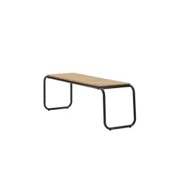Bankje Naturel Hout - 136x40x46cm - Holmbeck