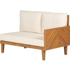 BARATTI - Loungeset voor 4 - Lichte houtkleur/Beige - Acaciahout