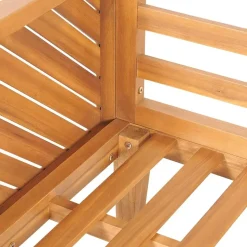 BARATTI - Loungeset voor 4 - Lichte houtkleur/Beige - Acaciahout