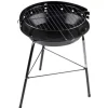 Barbecue - houtskool BBQ - driepoot - zwart - 33 x 43 cm