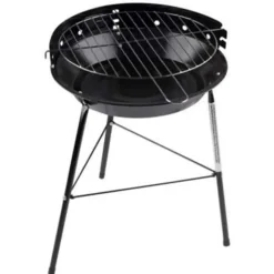 Barbecue - houtskool BBQ - driepoot - zwart - 33 x 43 cm