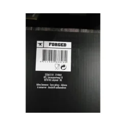 Barbecue emmer - tafelmodel - zwart - 33 cm