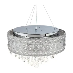 BARBEIRA - Kroonluchter - Zilver - Ijzer