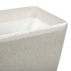 BARIS - Bloempot set van 2 - Beige - Groot - Stenenmix