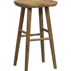 Barkruk Wout - teakhout