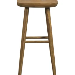 Barkruk Wout - teakhout