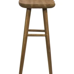 Barkruk Wout - teakhout